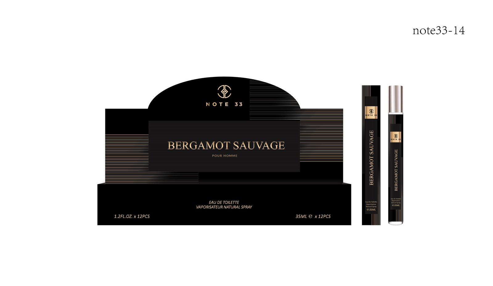 Boite de 24Pc Bergamot Sauvage Nomade 35ml
